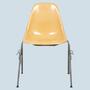 Eames Fiberglass Side Chair by Herman Miller Ochre Light 1