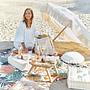 Beach Umbrella BOHO LOUNGE Beech Semi-solid Cream 4