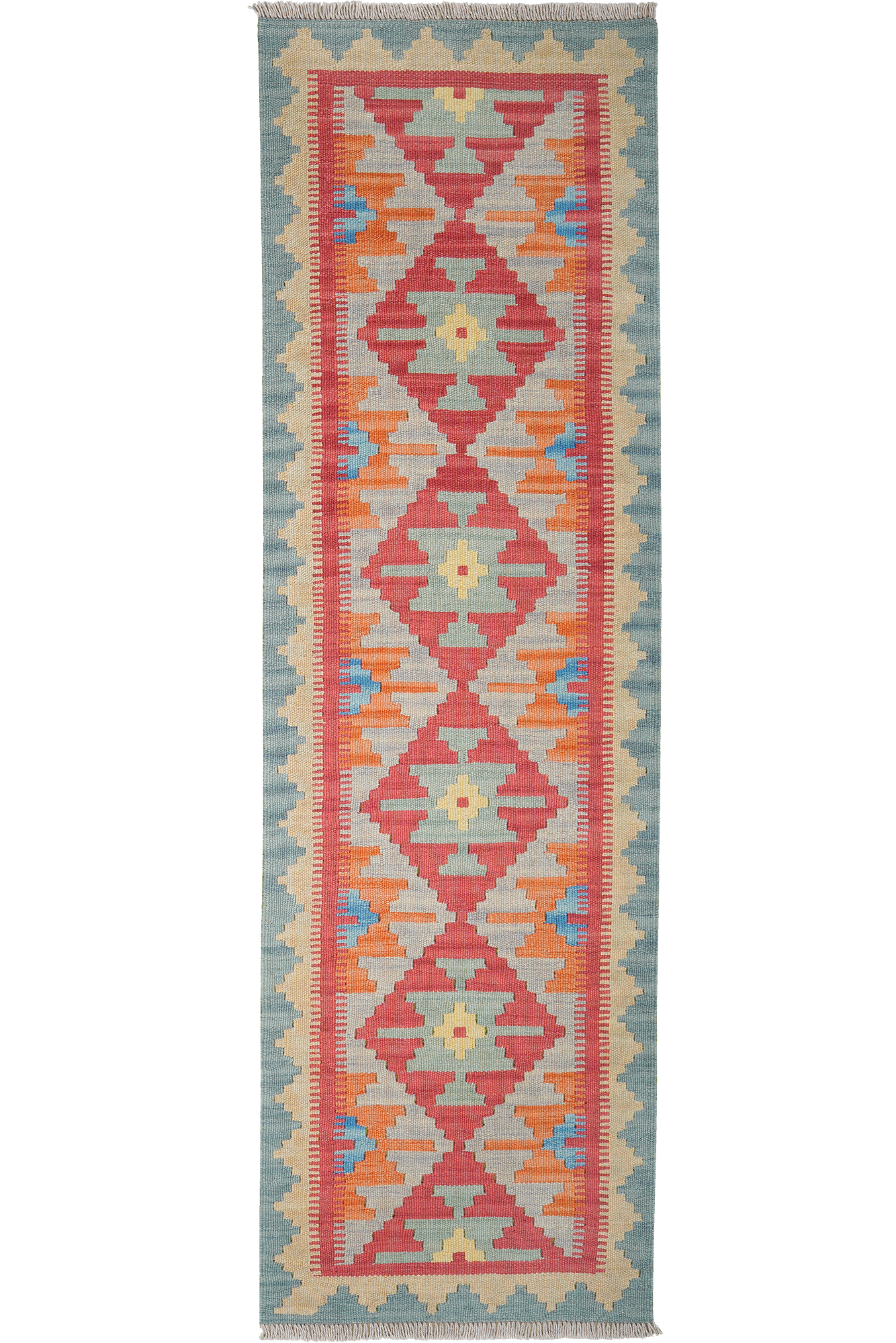 Kelim Gashgai Teppich Wolle Rot 0