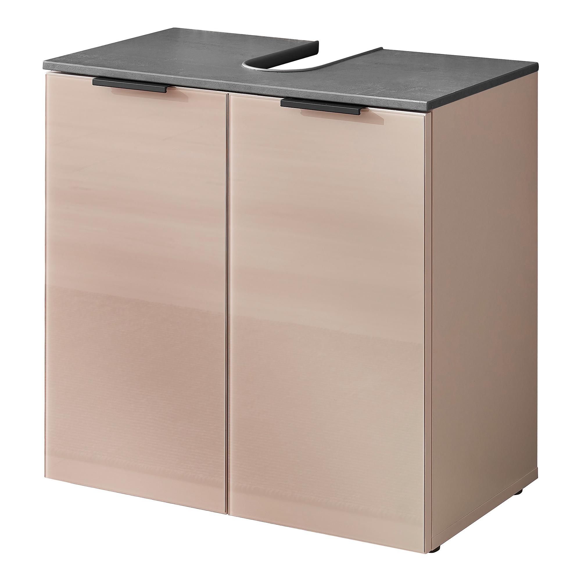 Niselia Waschbeckenunterschrank 2 Türen Kaschmir 0