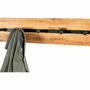Coat rack oak wood metal black 3