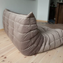 Togo Sofa 3-Sitzer Samt Warmgrau 6