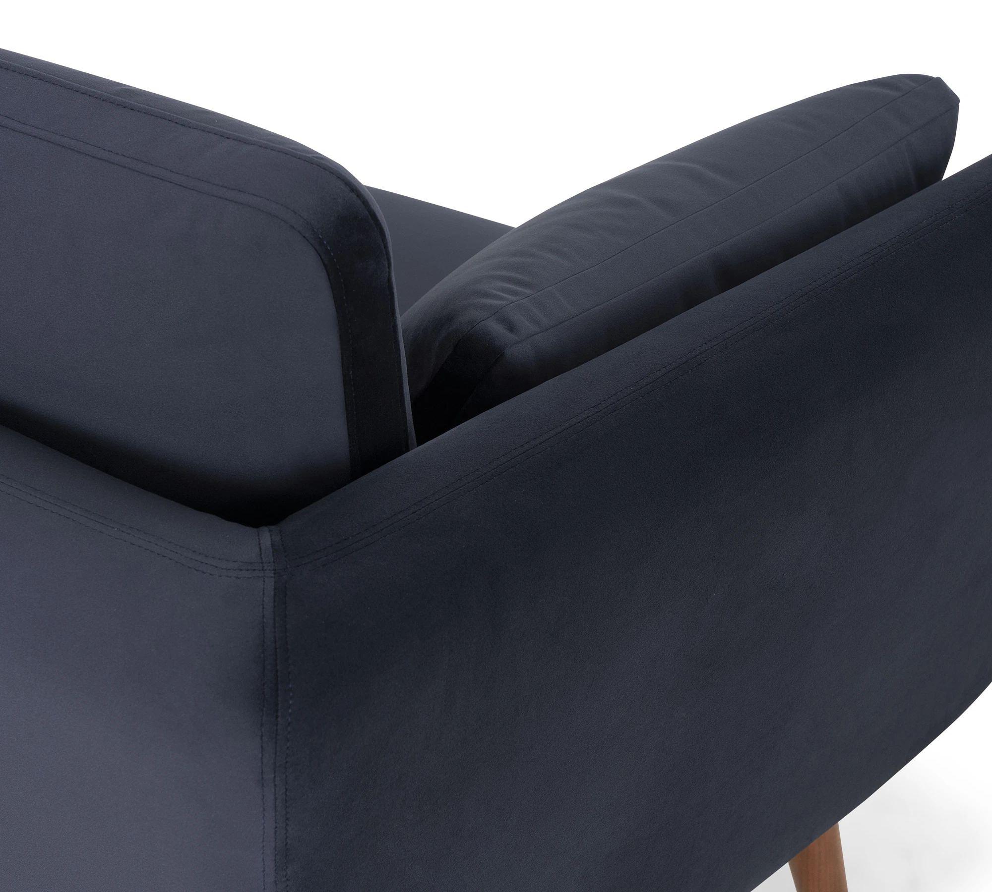 Sigrid Sofa 2-Sitzer Velour Lux Navy 5