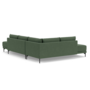 Vivica Schlafsofa Récamiere Links Cura Dark Green 3