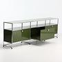Sideboard 3x1 Mit 3 Klapptüren Olivgrün 1