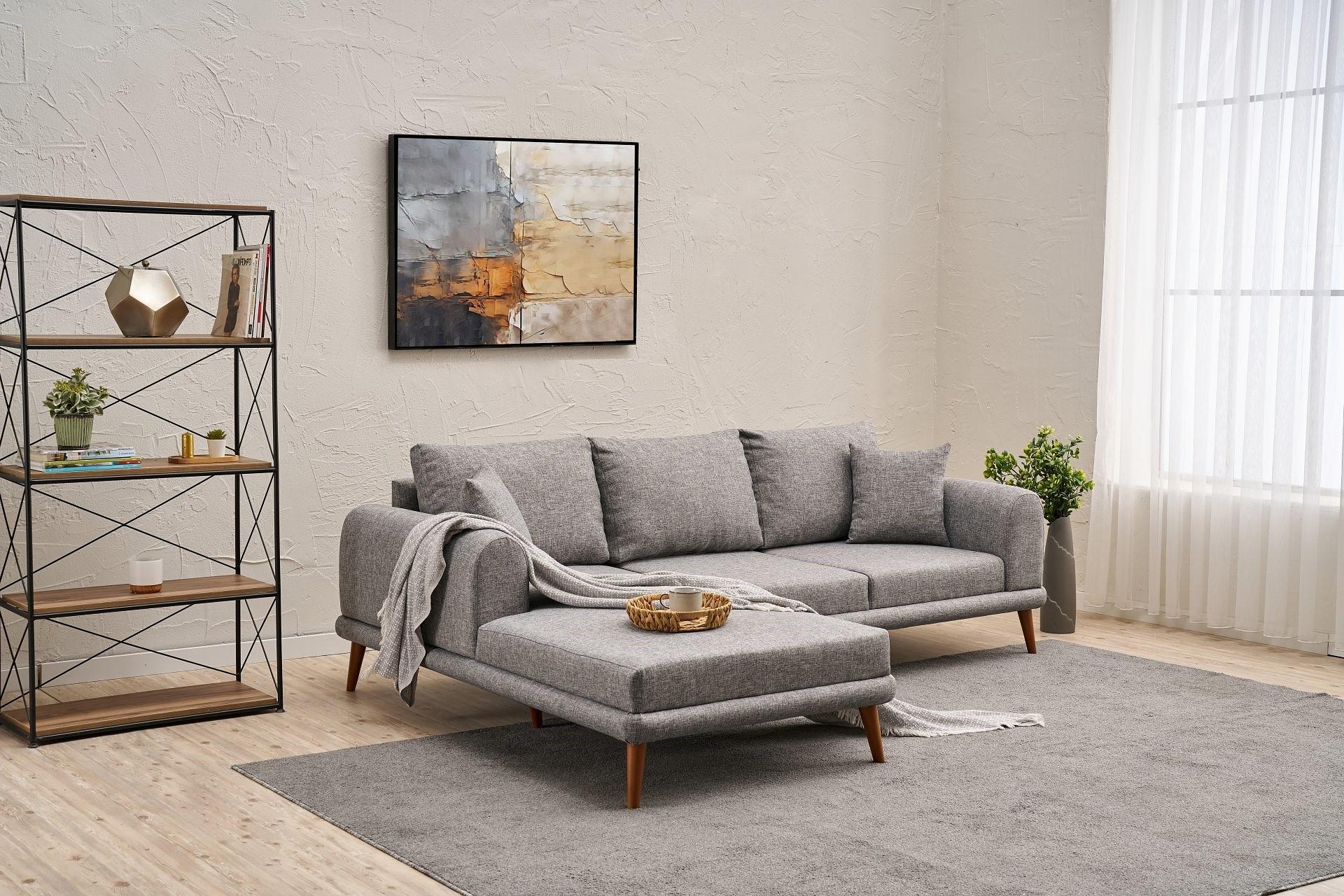 Seren Sofa Récamiere Links Grau 0