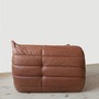 Togo Corner Sofa Pull-Up Leather Kentucky Brown 4