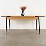 Folding table Oak 1980s 4