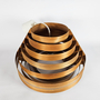 Vintage Lampe Holz Braun 1960er Jahre 2