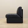 Sessel Leder Schwarz 1960er Jahre 3