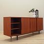 Teak sideboard brown 1970s 6