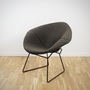 Bertoia Diamond Chair Fully Upholstered Black 0