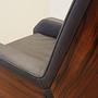 Armchair Leather Dark Brown 1970s 14