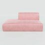 Pyllow Sofa 2-Sitzer Samt Bonbonrosa 1