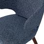 Cape Esszimmerstuhl Textil Blau 4