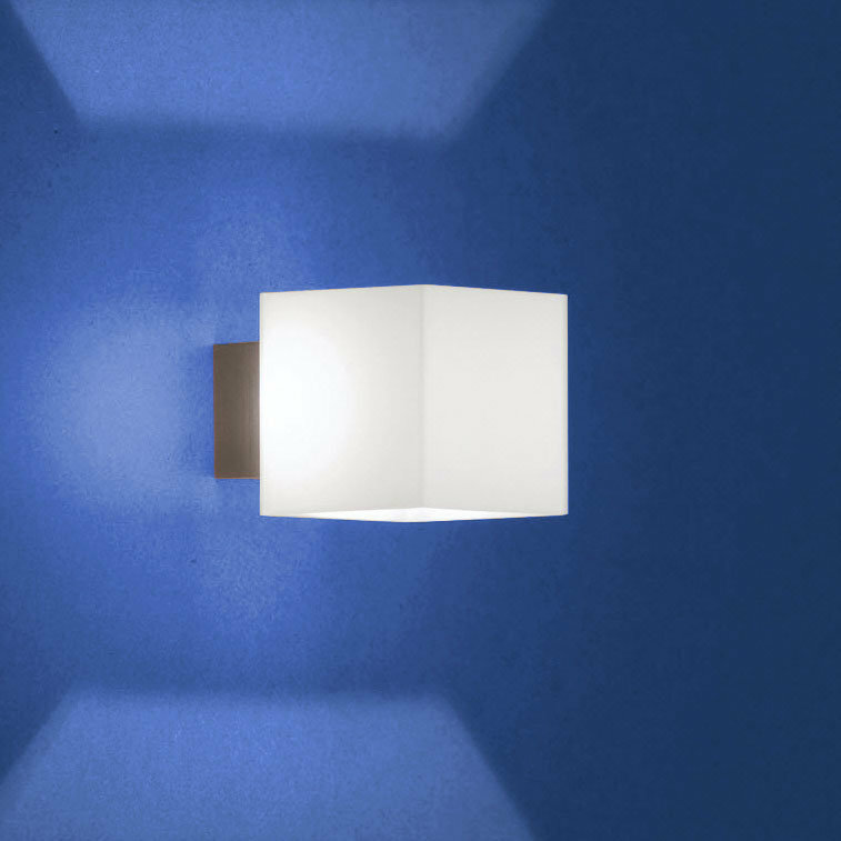 CUBE Wandleuchte Weiß 4