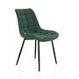 ELARIS Dining chair fabric green 6