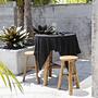 Tablecloth Linen Black 150x200cm 4