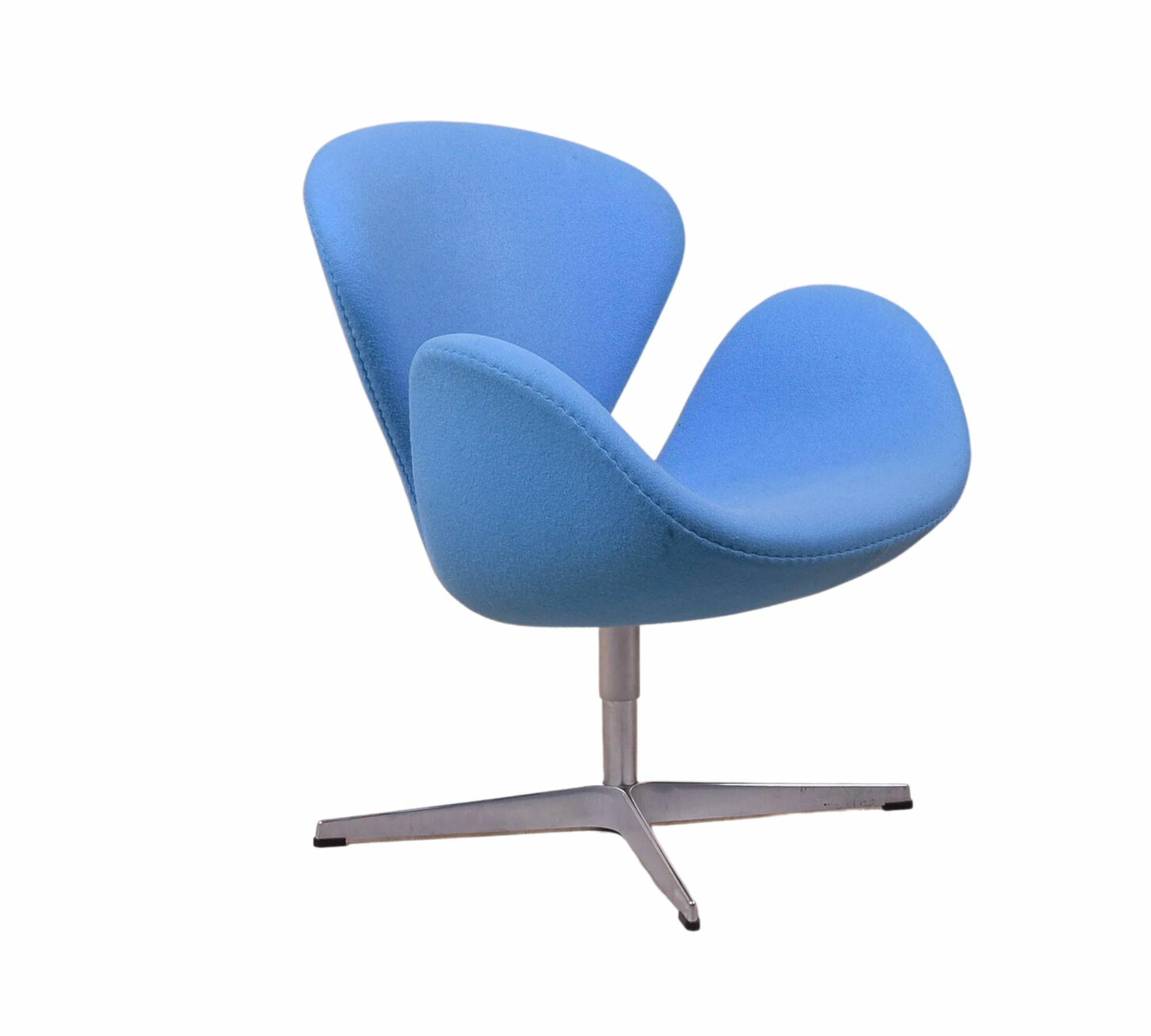 Swan Chair Arne Jacobsen Textil Blau 6