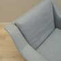 Armchair Textile Wood Grey 1960s 9