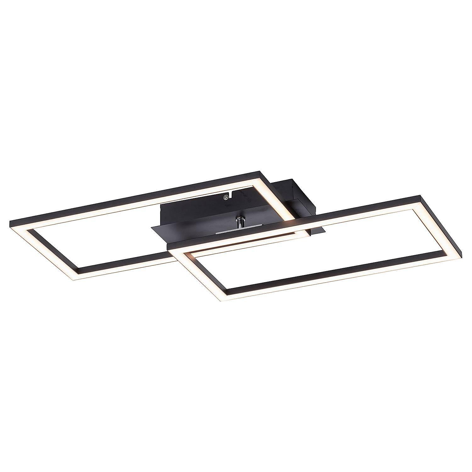 Iven E LED-Deckenleuchte Polycarbonat Aluminium 1