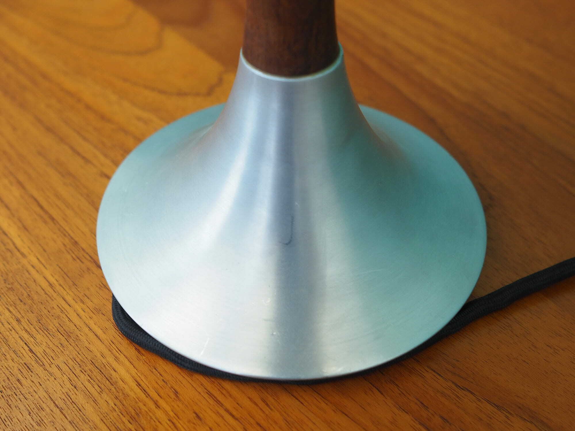Vintage Tischlampe Metall Holz Mehrfarbig 1960er Jahre 6