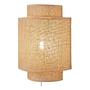 Wandleuchte Rawa Linen Rattan Braun 1
