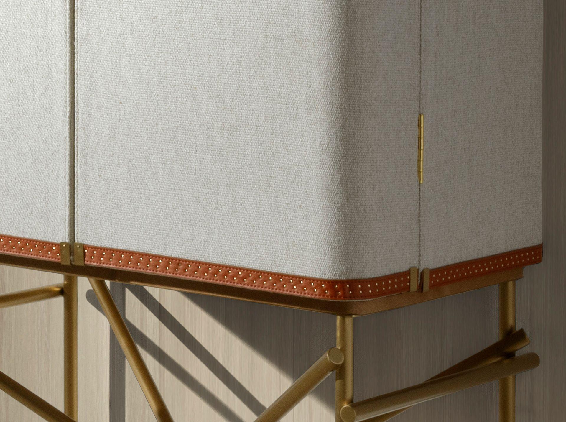 Sideboard aus Stoff und Walnussholz 3272 4