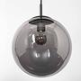 Bollique Pendant Lamp Aluminum Black 1-light 4