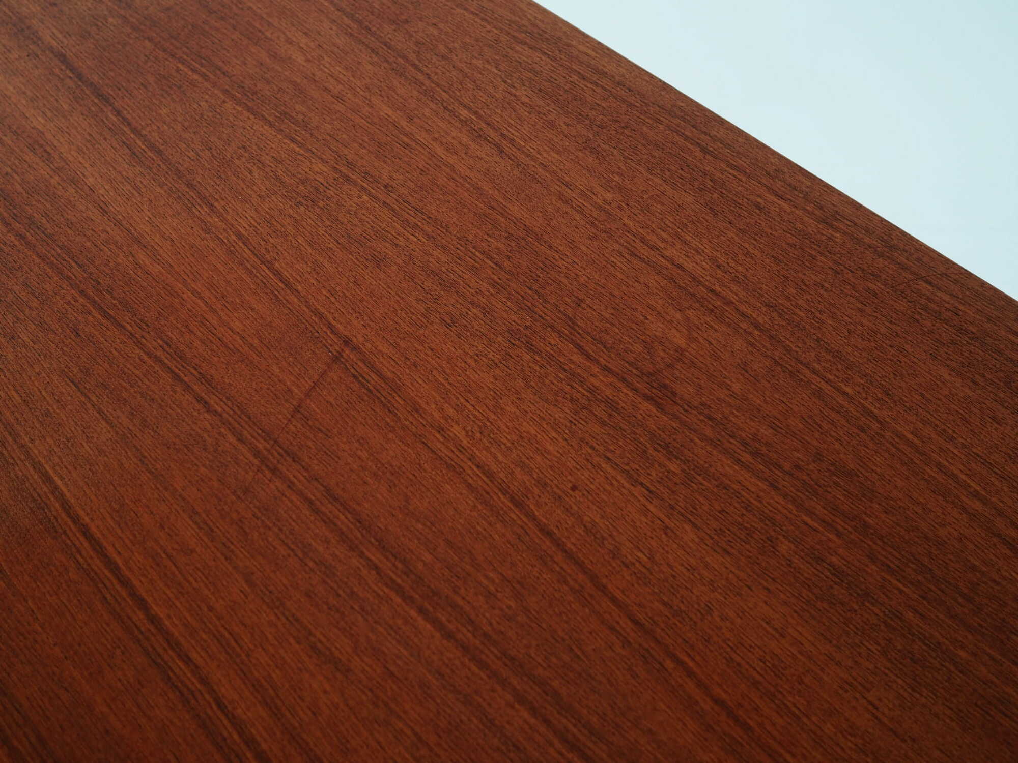 Vintage Desk Teak Wood Brown 1970s 8