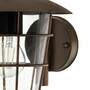 Outdoor wall light steel brown 1