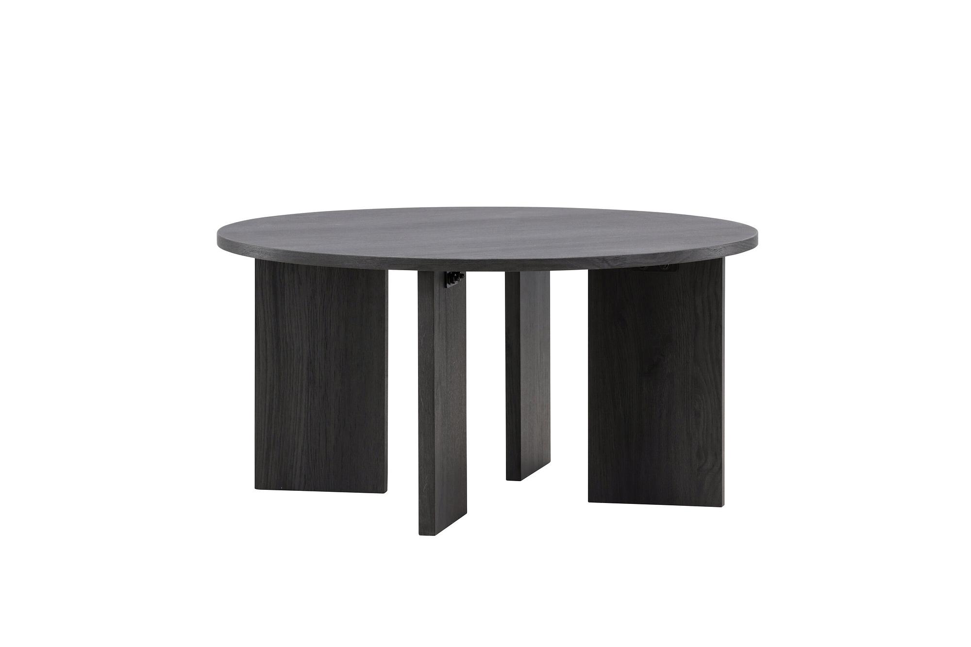Askerön Coffee table FSC Black ⌀80cm 8