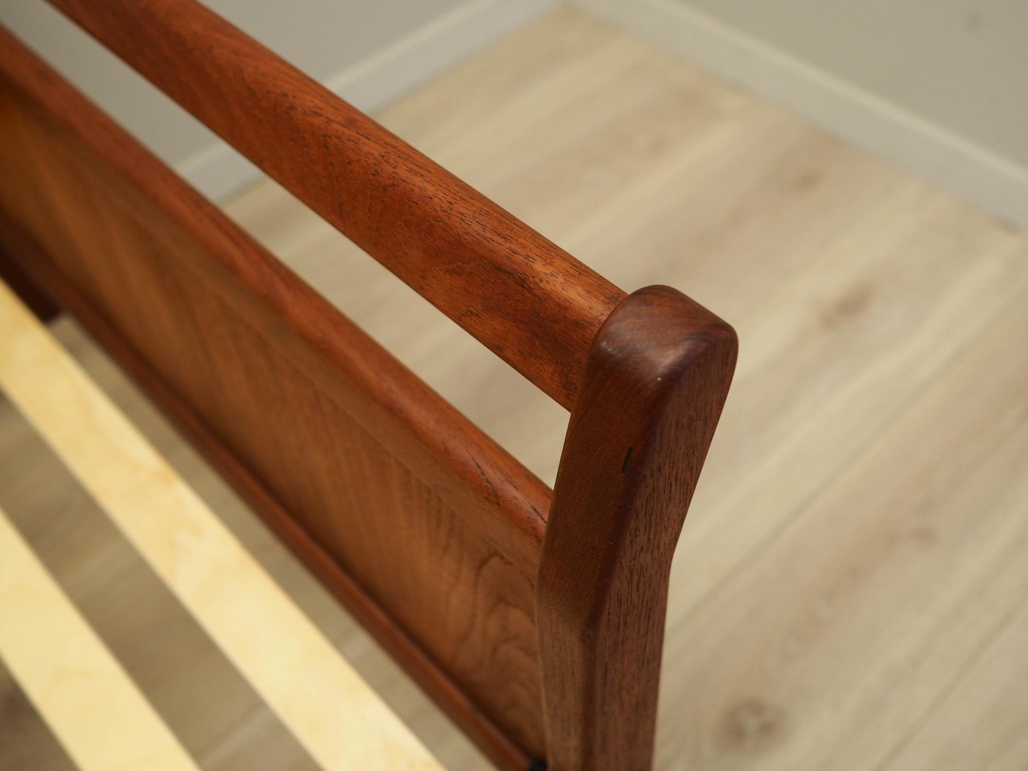 Bed Teak Brown 1970s 8