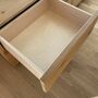 Lowboard Eiche Massiv Braun 4