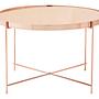 Allure Beistelltisch Spiegelglas Gold 8