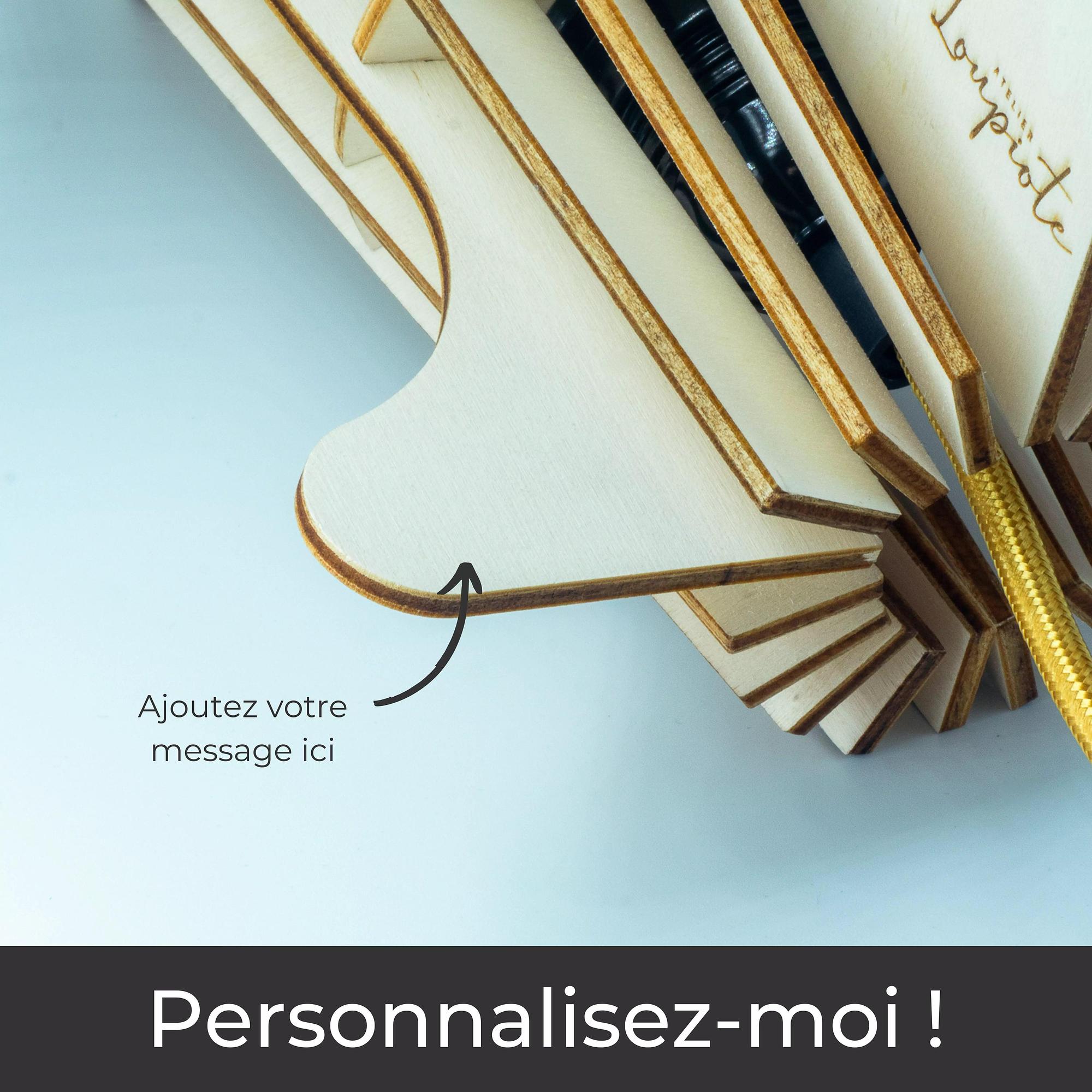 Antoine Baladeuse Desk lamp Airplane Wood 1