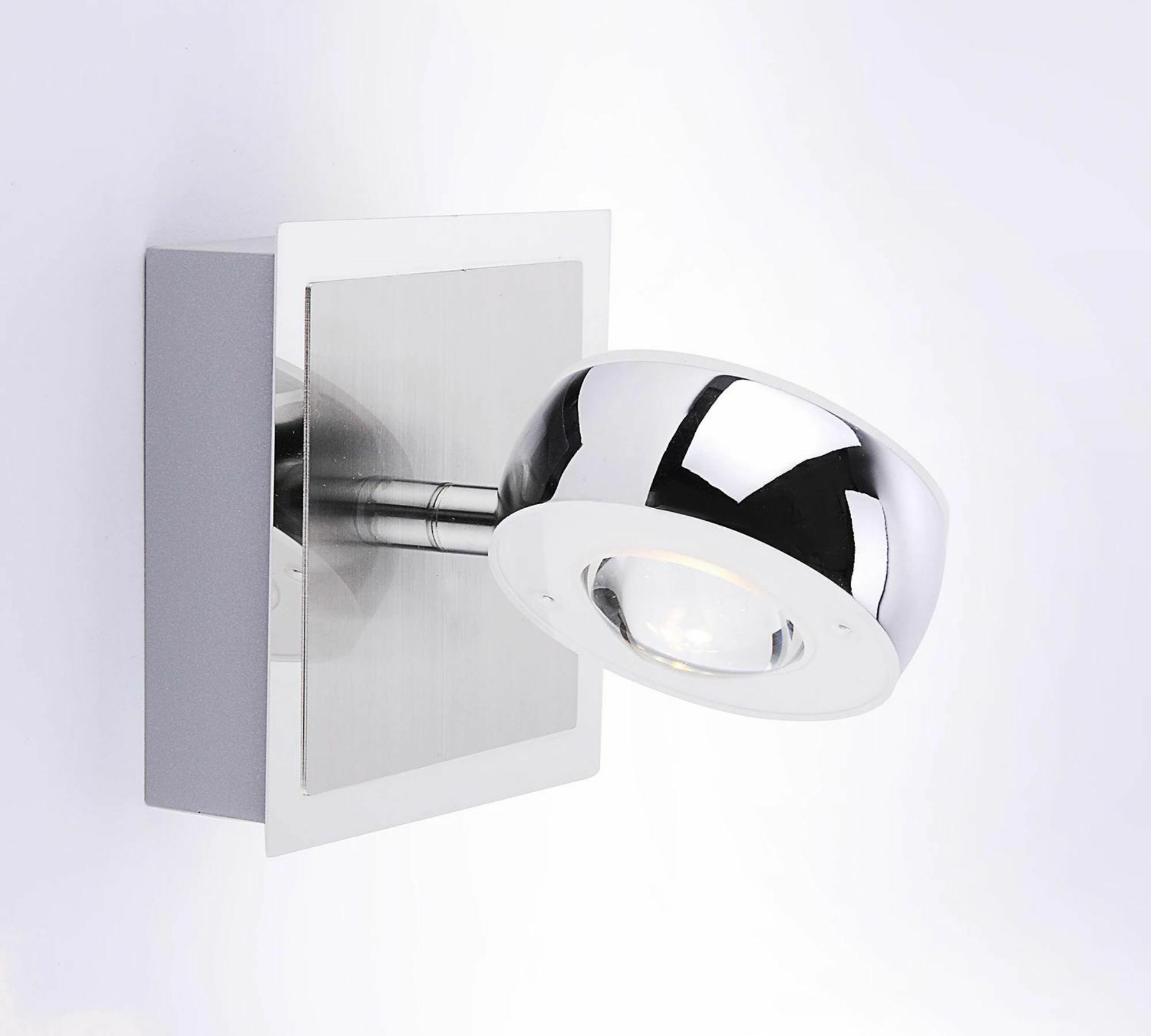 LED Wandleuchte 2-flammig Acrylglas Metall 2