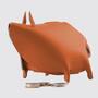 Sparschwein aus 100% Recyceltem Leder aus Spanien Braun 0