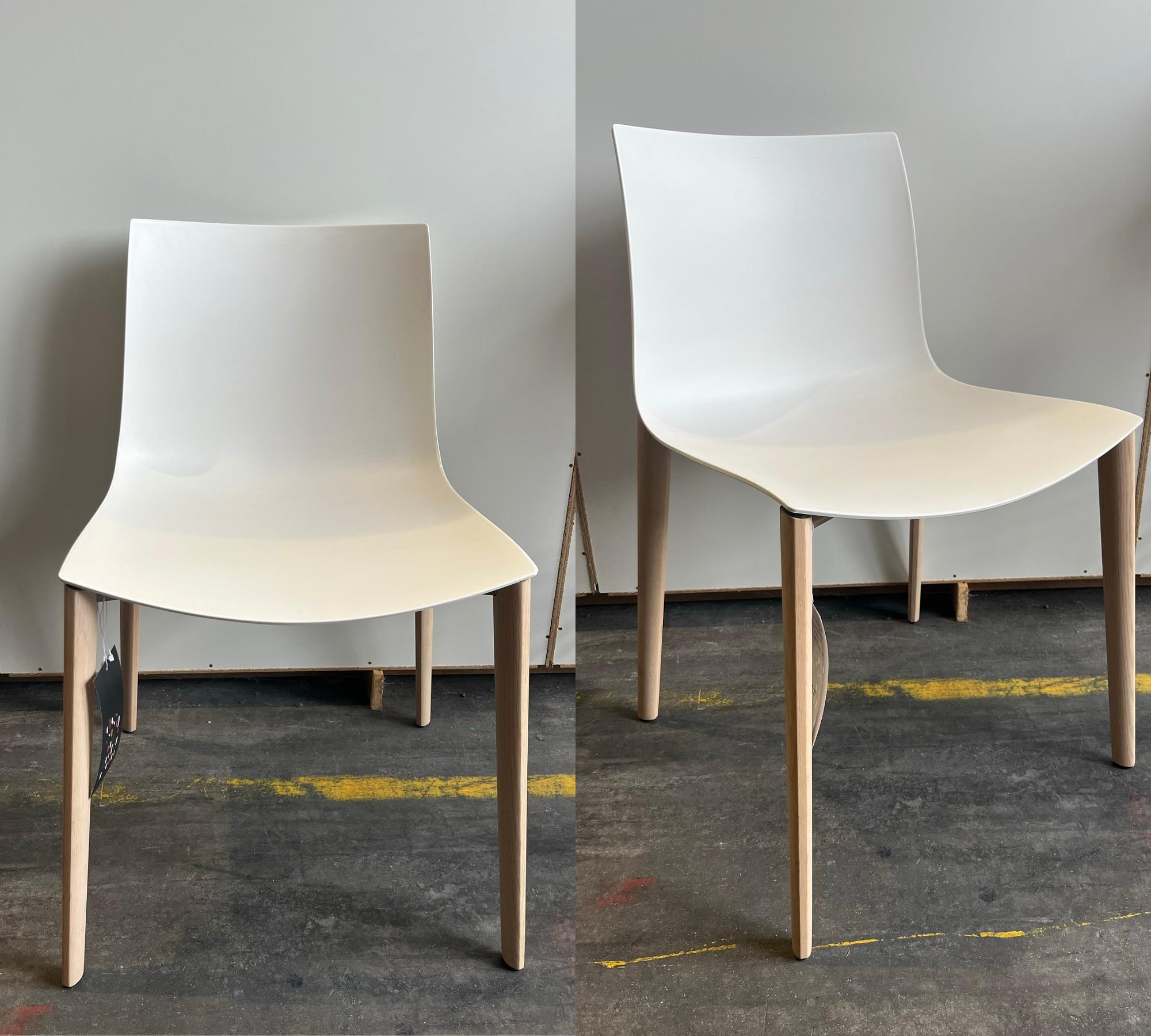 Catifa 46 visitor chair Oak White 4