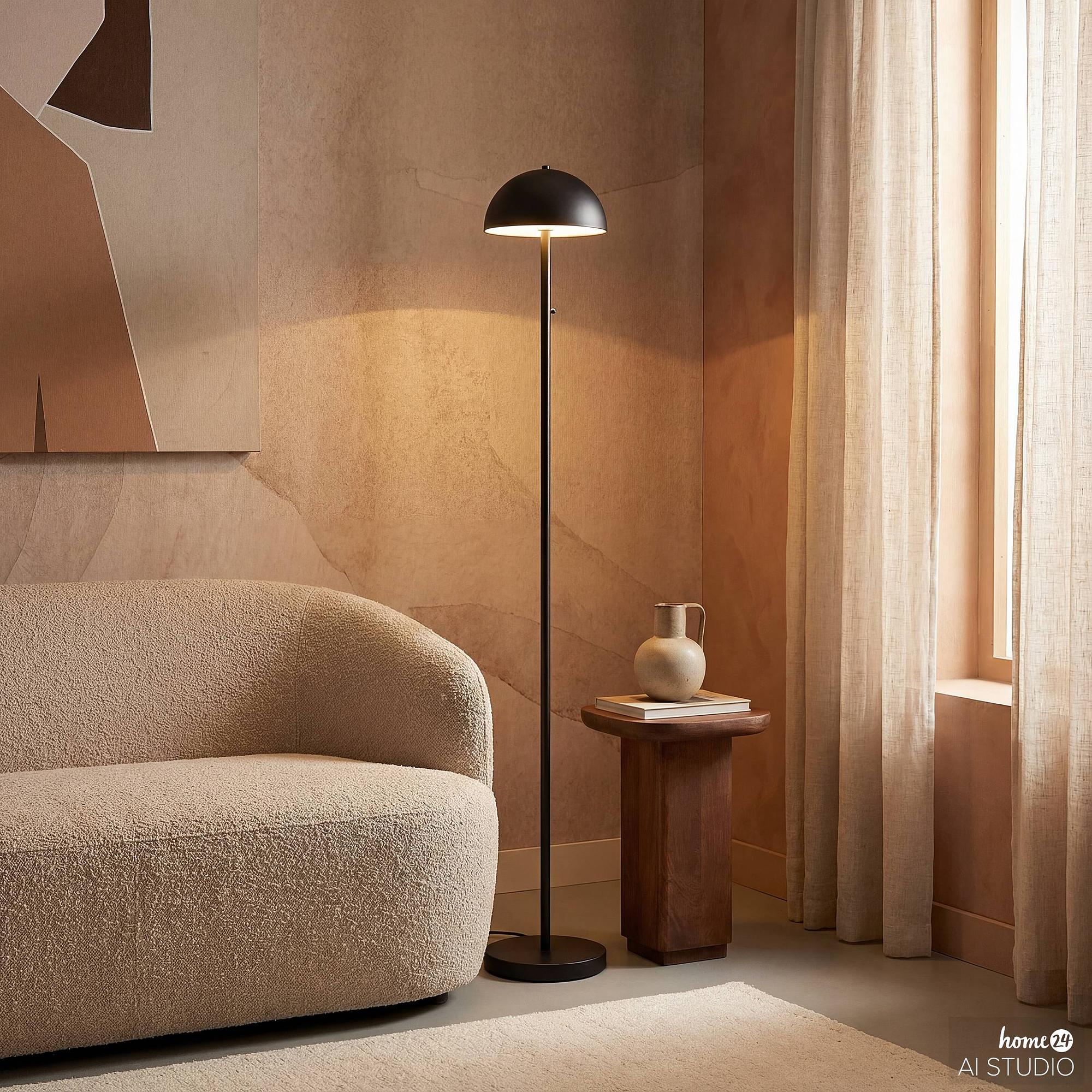 Ricano Akku-Stehleuchte Dimmbar Schwarz 3