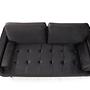 Rome 2-Sitzer Sofa Schwarz 3