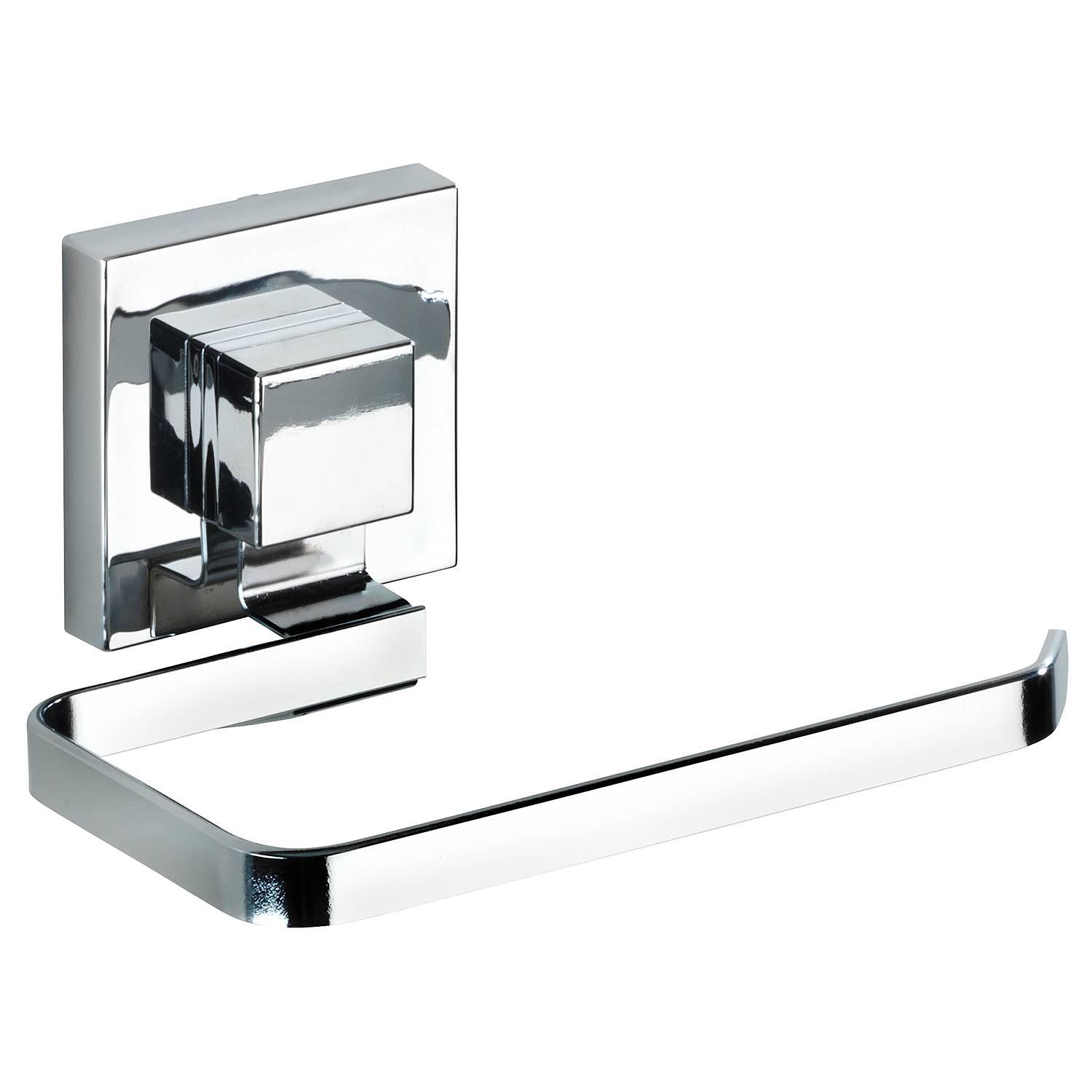Toilettenpapierhalter Quadro Edelstahl Rostfrei ABS Chrom 0