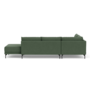 Vivica Schlafsofa Récamiere Links Cura Dark Green 4