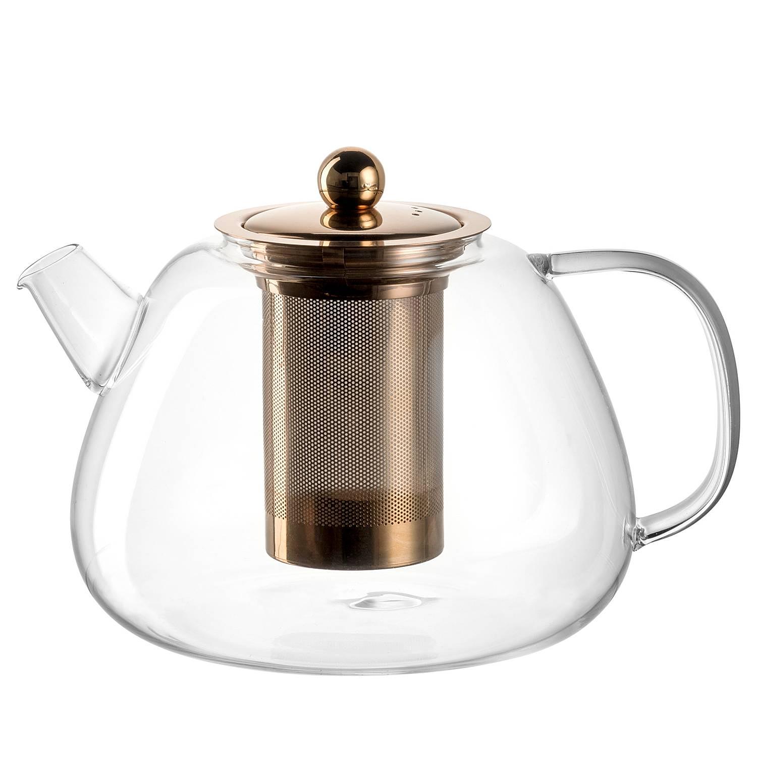 Teekanne Tè Per Te Borosilikatglas Kupfer 0