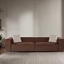 Lora 4-Sitzer-Sofa Braun 2