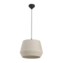 Pendelleuchte Baumwolle Stahl Beige 6