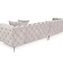 Como Sofa 4-Seater Light Grey 5