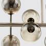 10-Light LED pendant lamp smoked glass 2