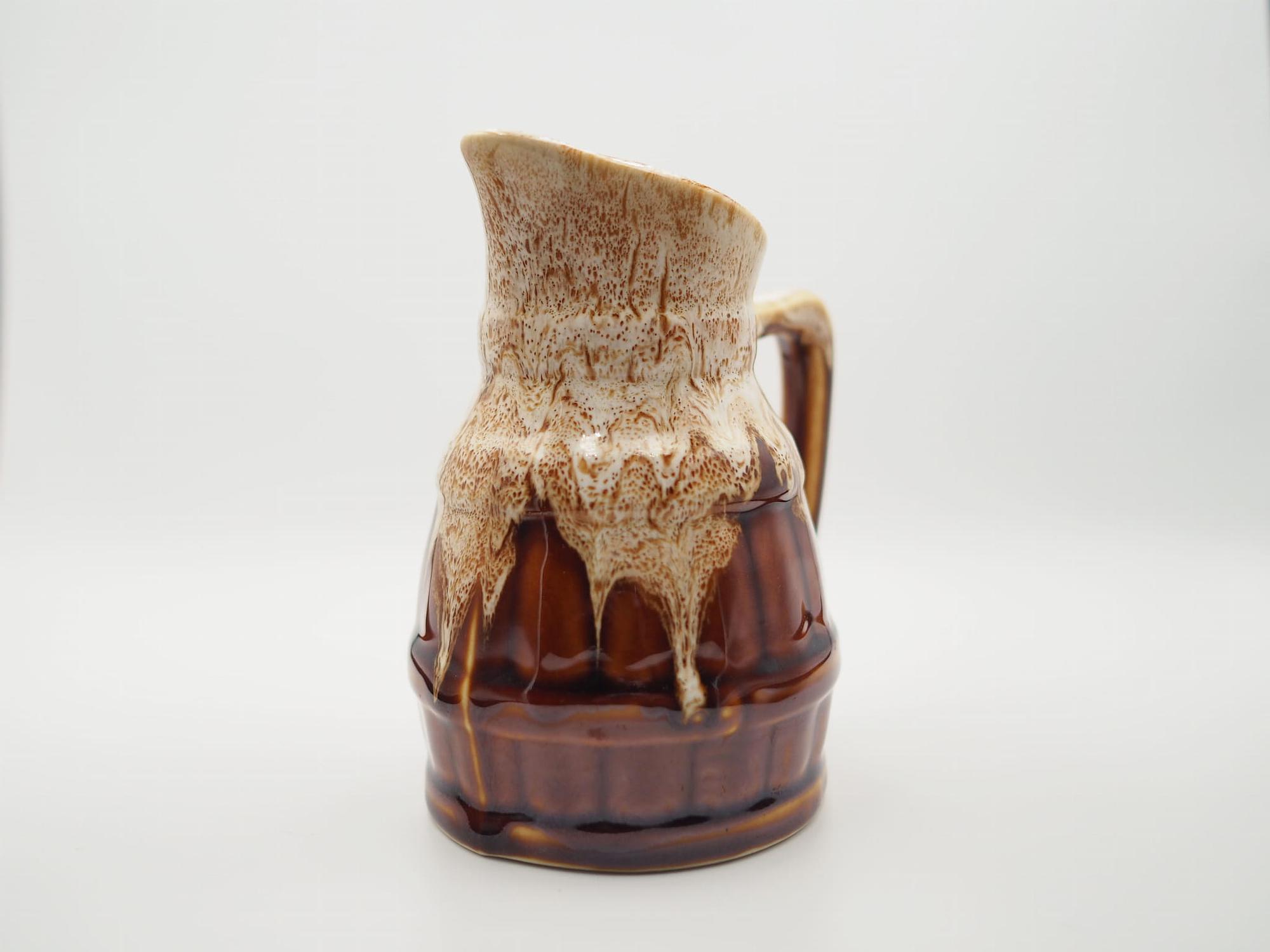 2x Cream pourer ceramic 1970s 8