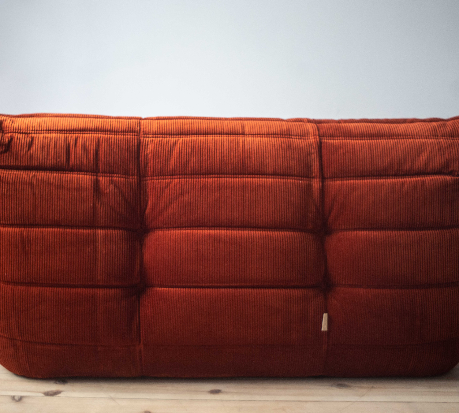 Togo Lounge Set 4 pz. Velluto a coste Arancione 5